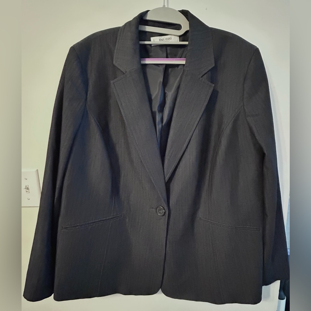Jones Studio Navy One Button Blazer - Women’s Size 18